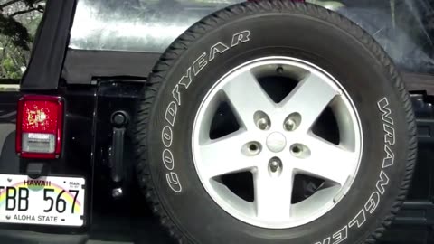 Stopping Behind Various Pickup Trucks and Jeep Wranglers Compilation
