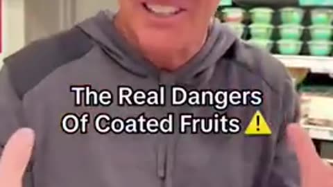 Publix are now telling you they are coating fruits and vegetables with a ‘petroleum based’ coating