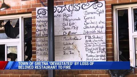 Gretna community 'devastated,' by loss of beloved restaurant to fire