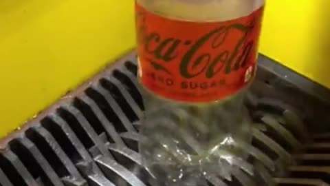 Crushing a Bottle 🔥 ASMR Satisfying Sounds #shortsvideo #oddlysatisfying #satisfactory