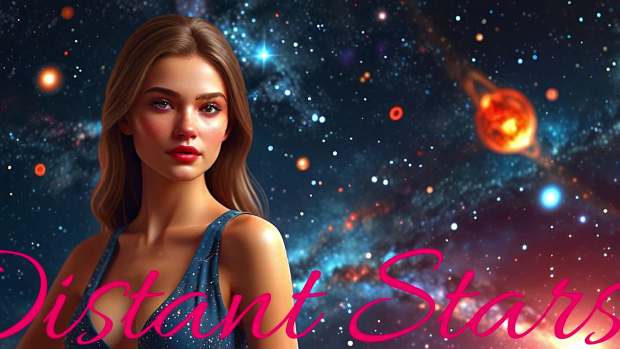 Electronic Music. Song Distant Stars.