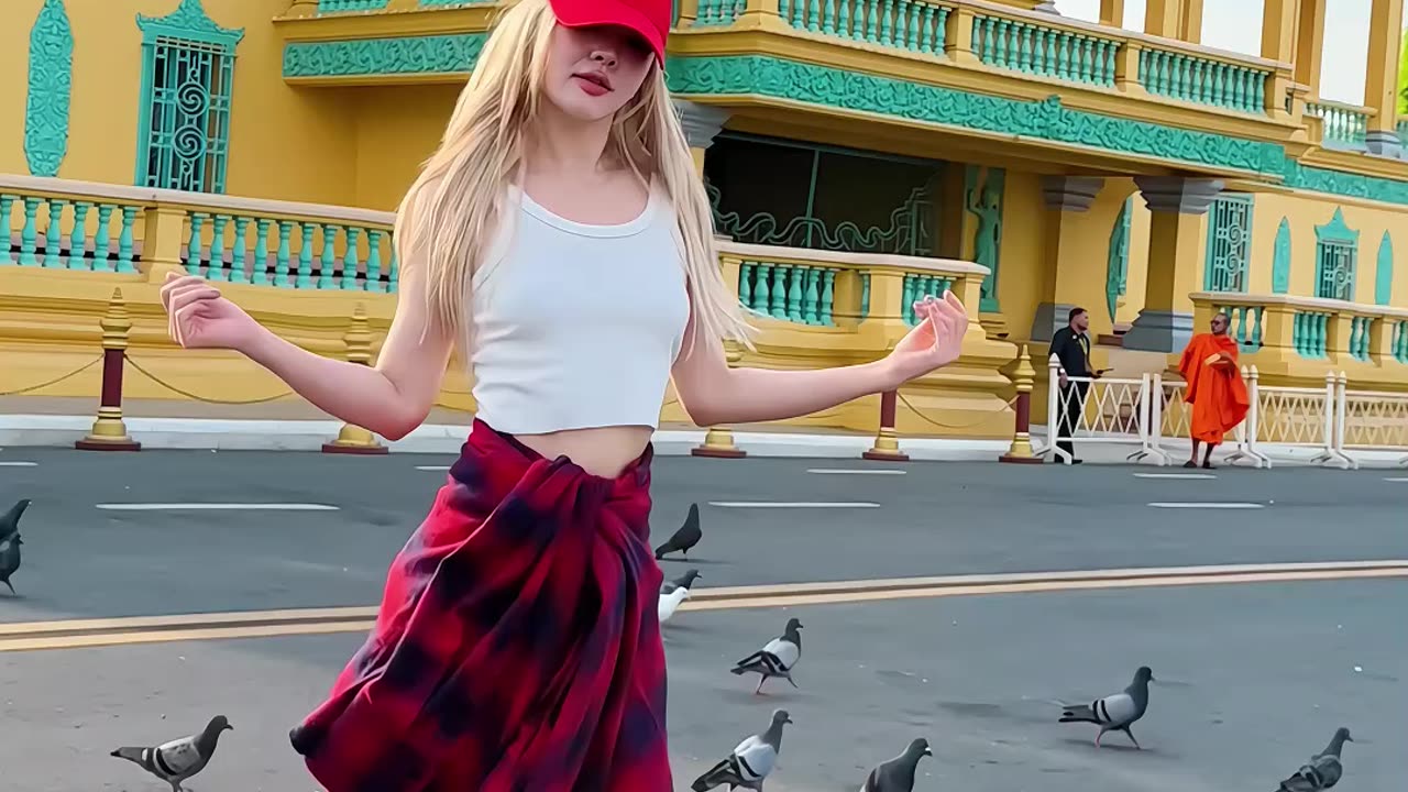 Cute Girl Dance @ Public Place
