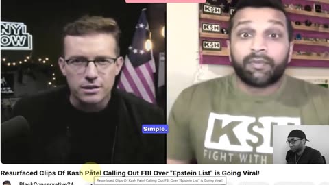 Kash Patel 2023 "The FBI HAS" the Epstein List 2025 "There's No List"