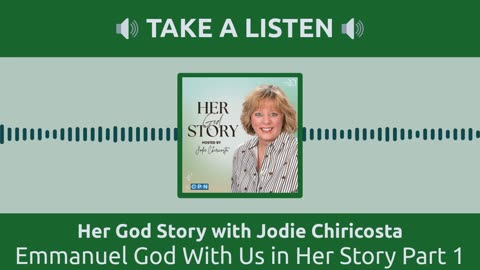 Emmanuel God With Us in Her Story Part 1