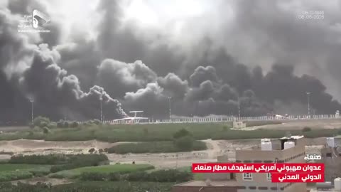 Yemen's international airport in Israeli air strikes, airport official claims