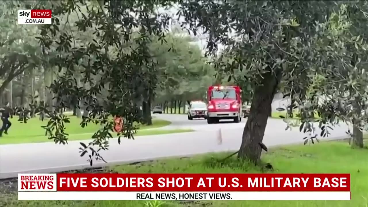 Sky News Australia-Army sergeant shoots five soldiers at US military base