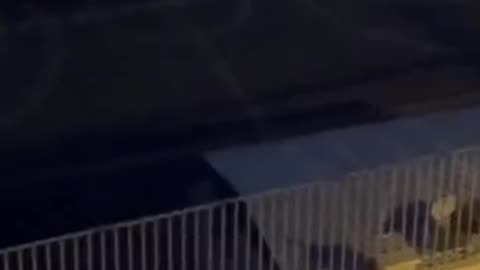 Anti-regime protester uses homemade flamethrower to attack Islamic regime security