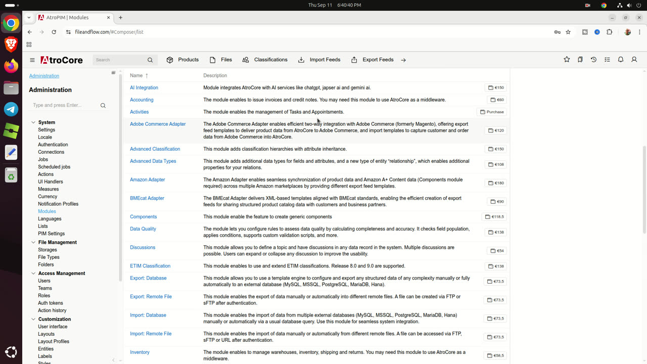 AtroPIM Installationssupport – Starten Sie in nur 1 Stunde!