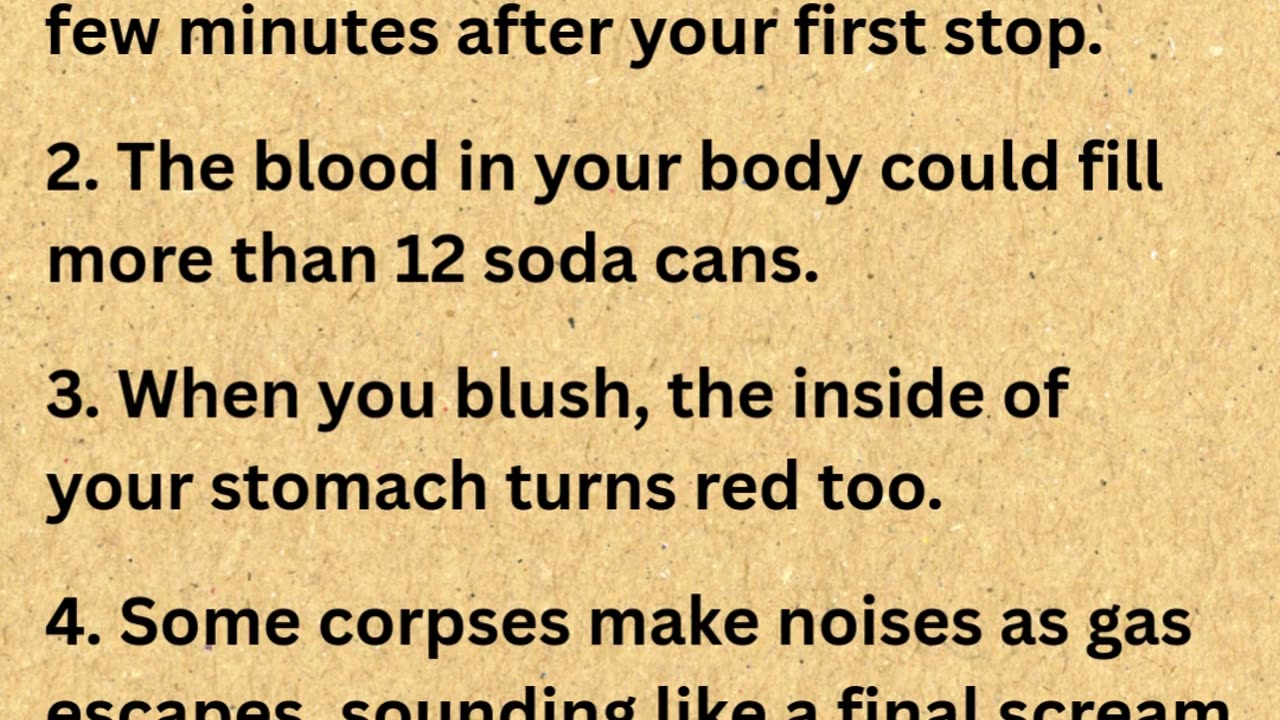 Disturbing Human Facts: