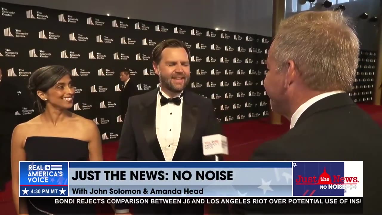 BRIAN GLENN AT KENNEDY CENTER WITH VP J.D. VANCE