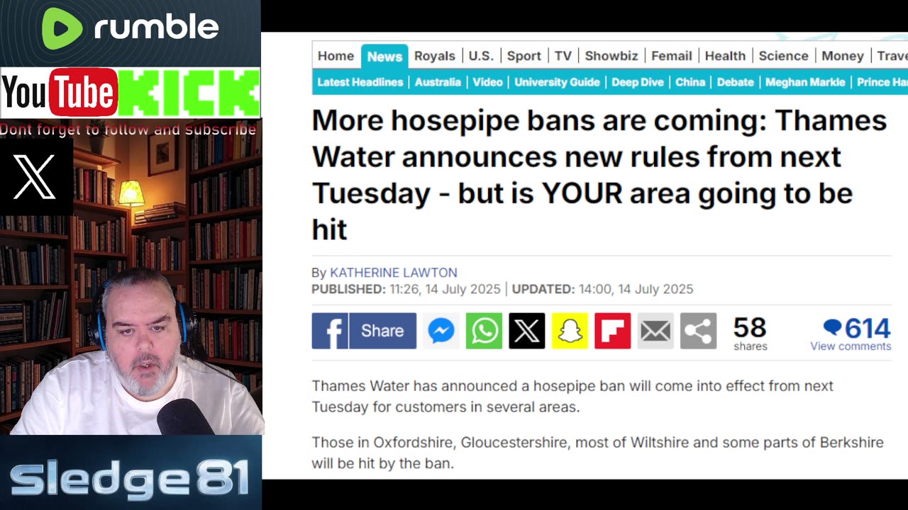 More hosepipe bans are coming because governments keep failing