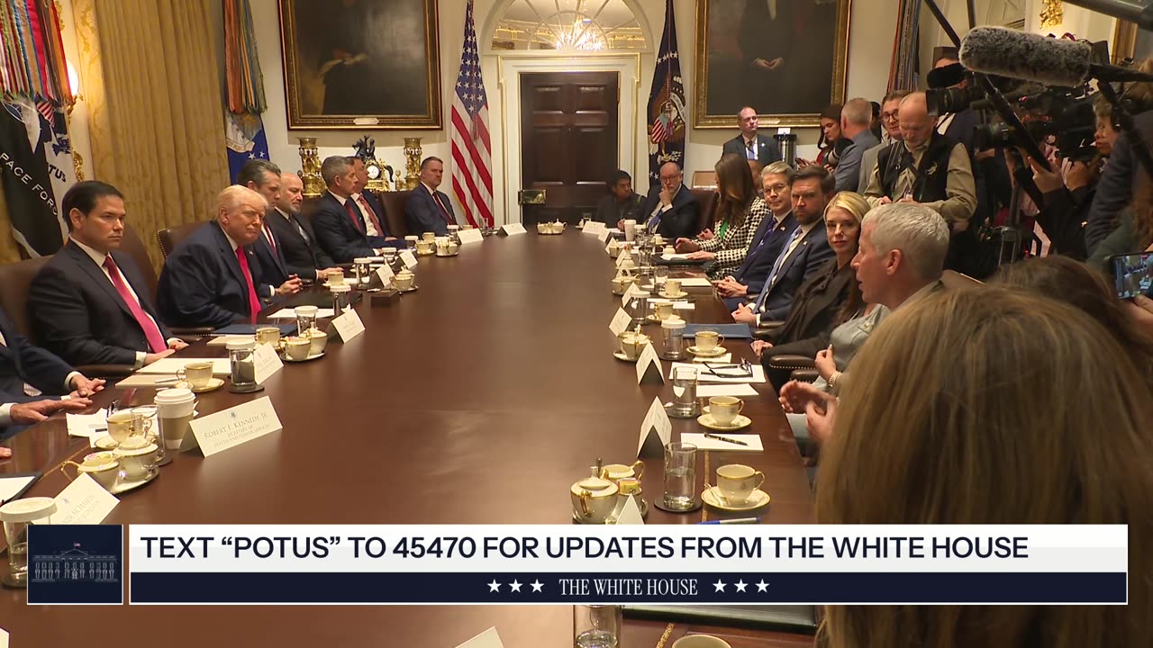 President Trump Hosts a Cabinet Meeting, Dec. 2, 2025