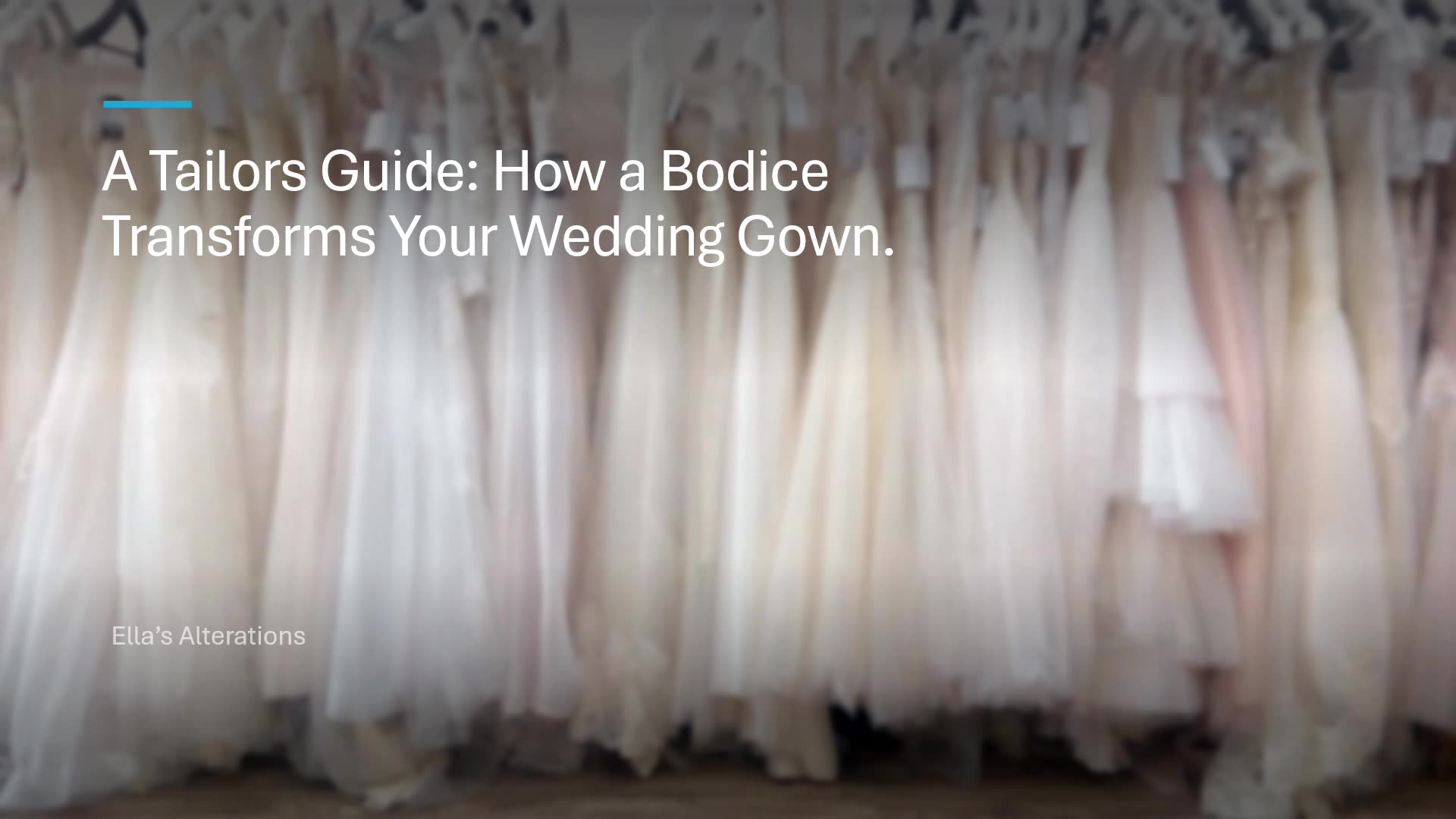 👗A Tailors Guide: How a Bodice Transforms Your Wedding Gown.👗
