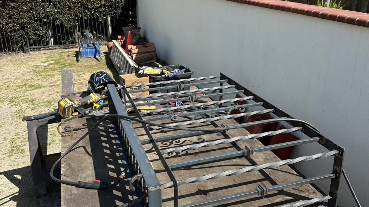 Wrought iron fabrication and install