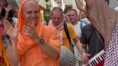 Harinam Sankirtan in Vrindavan, India September 2025