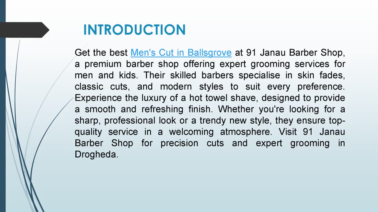 Get the best Men's Cut in Ballsgrove