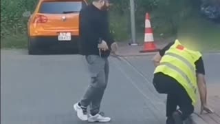 Elderly security man in Warsaw, Poland, allegedly attacked for pointing out foreign food