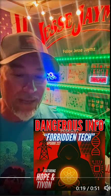 Join Us Live Tonight 7PM Hope and Tivon on Dangerous Info Podcast