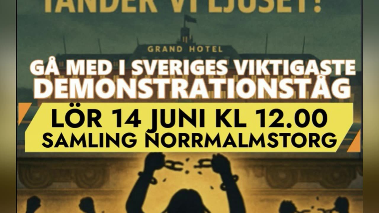 Sveriges viktigaste demonstration💪🤗🙏💞