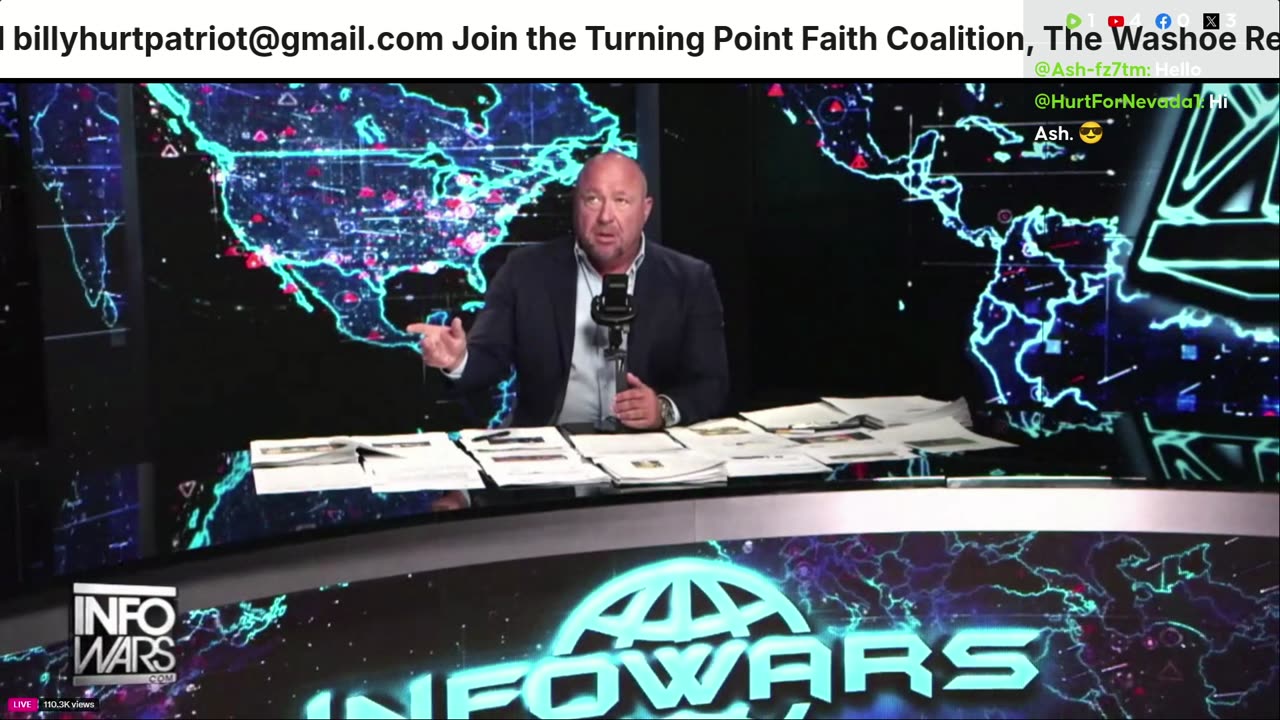 Alex Jones, Info Wars, 10/17/2025