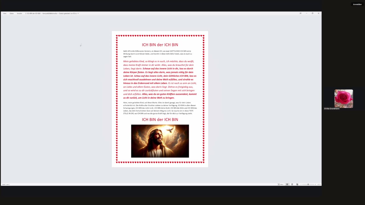 Gemeinsames Einstellen mit JG 15.09.2025