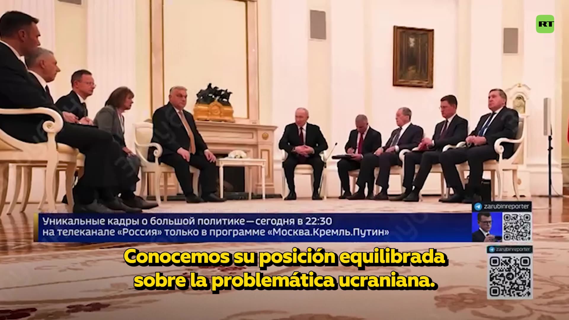 🗣🇭🇺 Intérprete de Orbán no tradujo con precisión palabras de Putin