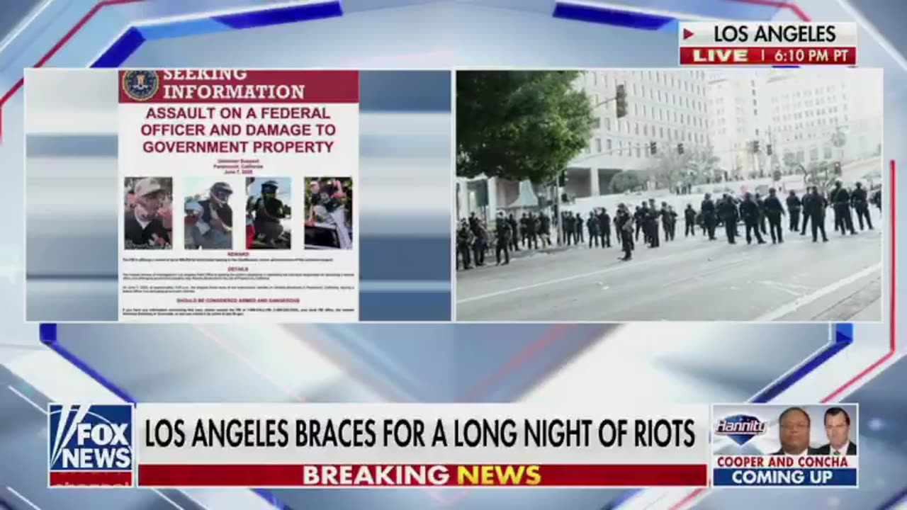 AG Pam Bondi says rock throwing agitator identified by FBI and is currently being arrested