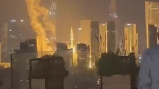 Two Iranian Missiles Slam into Downtown Tel Aviv