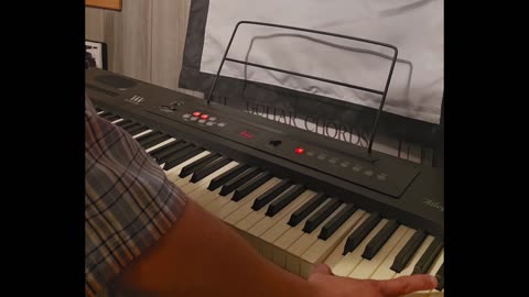 C notes on piano.