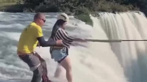 Bungee Jumping Over a Waterfall in Brazil! 😱🌊🪂
