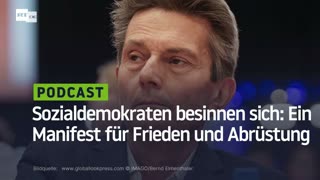 Sozialdemokraten besinnen sich: Ein Manifest für Frieden und Abrüstung