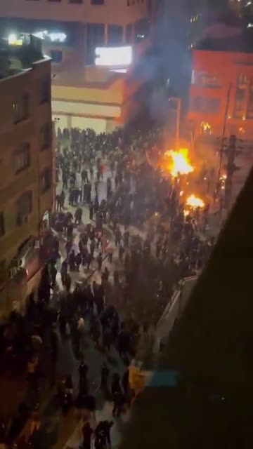 Tehran is on fire