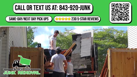 Same/Next-Day Junk Hauling Services With Black Dog Junk Removal