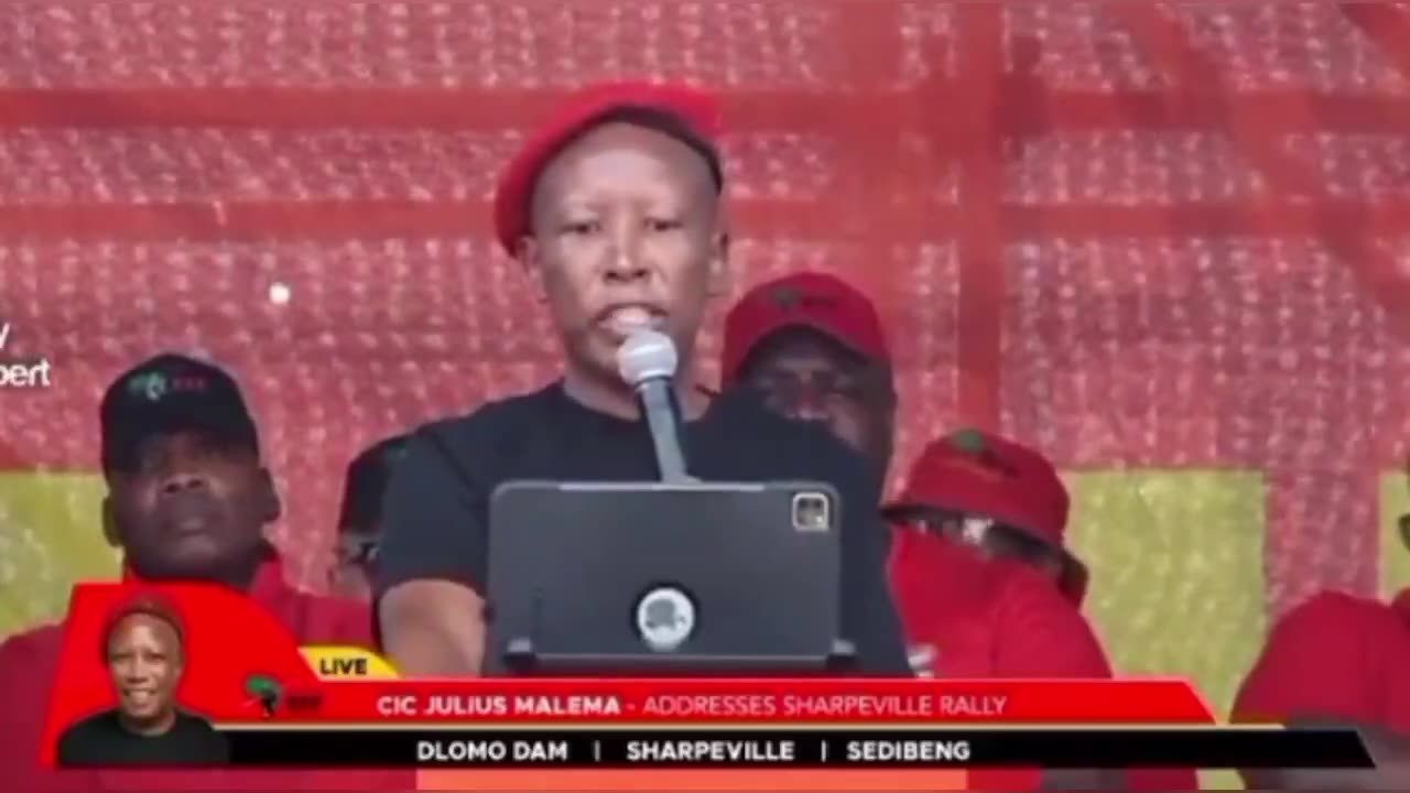 “Shoot to kill. Kill the Boer, the farmer,” under the leadership of our EFF Commander in Chief, President Julius Malema