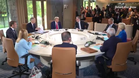 MELONI TRUMP MACRON G7