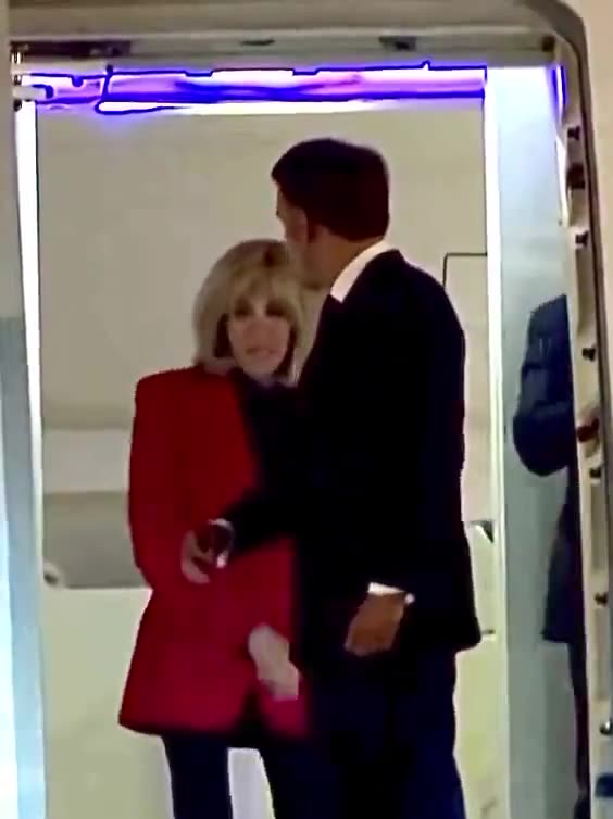 Emmanuel Macron 'Slapped' By His Wife In Awkward Moment Caught On Tape