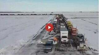 AWESOME drone footage of #FreedomConvoy2022
