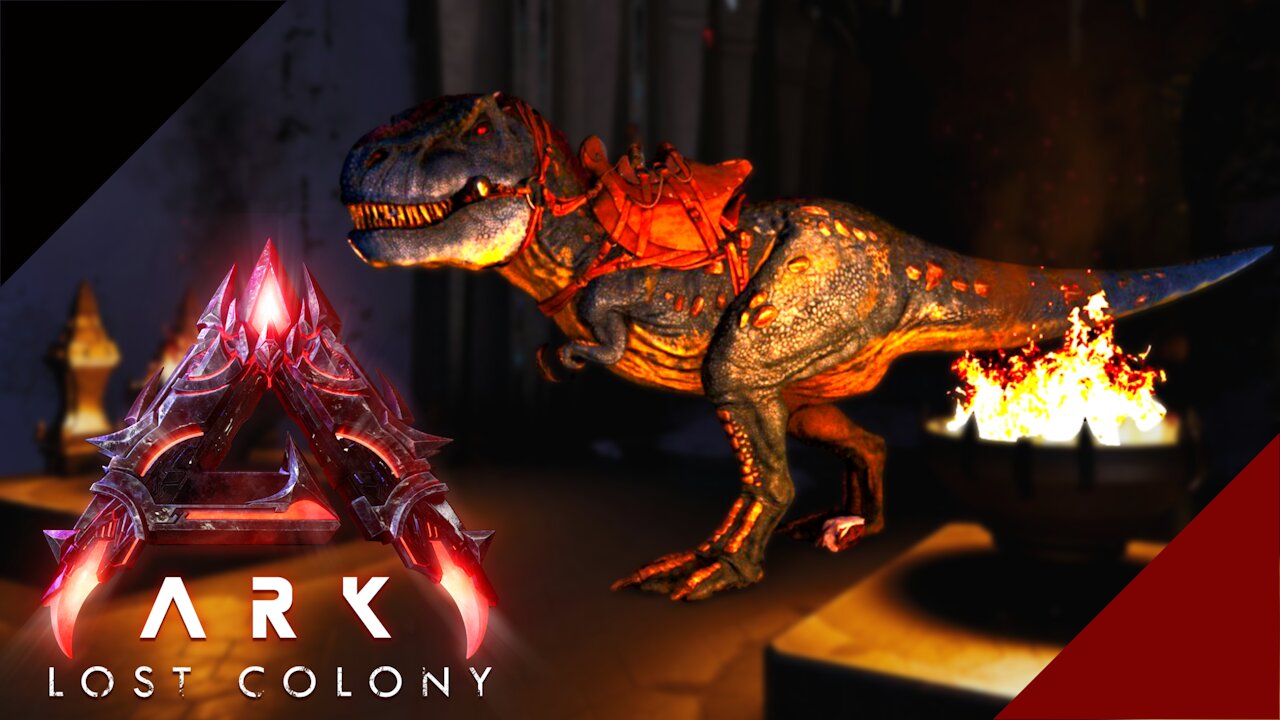 Lost Colony Blind Playthrough ep 6 Exploring with a Rex! #arksurvivalascended #ARKLostColony