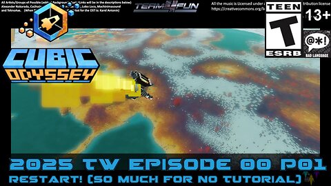 Cubic Odyssey (2025 Twitch Stream Episode 00 Part 01) Restart!