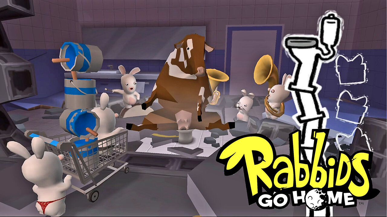 Now Were Stealing A Cow! Rabbids Go Home Part 5