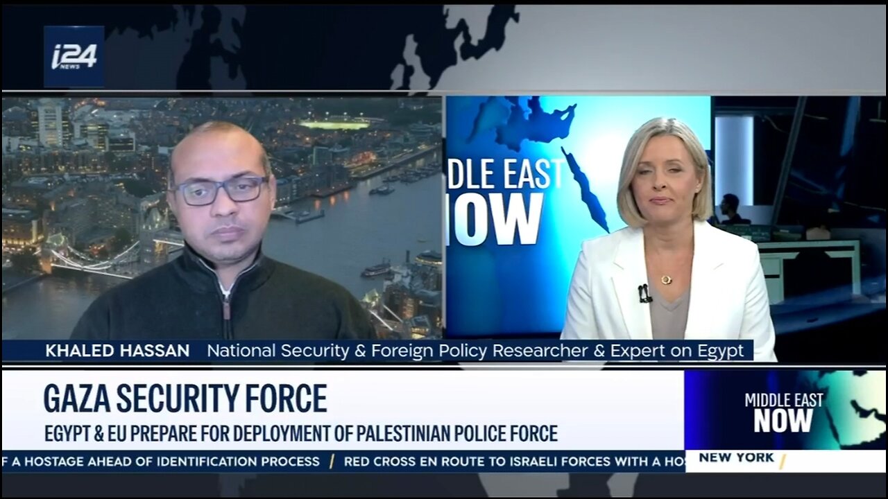 GAZA SECURITY FORCE MIDDLE EAST EGYPT& EU PREPARE FOR DEPLOYMENT OF PALESTINIAN POLICE FORCE