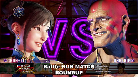 Kuya Kalbo SF6 Battle Hub Match Roundup. Chun Li Master Rank [Hori Fight Stick]