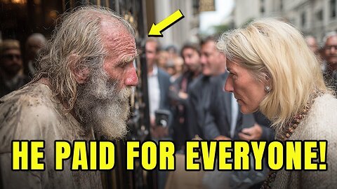 WOMAN SPITS ON "BUM" HOLDING DOOR — SHE REGRETS IT WHEN HE PAYS FOR ALL!