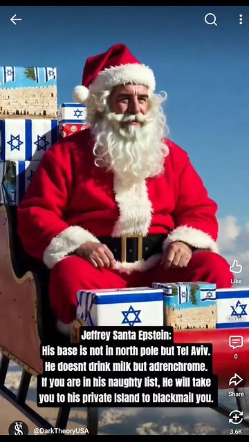 Would you open your Christmas Gift if the Santa was Epstein?
