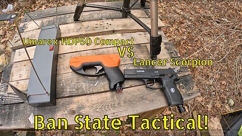 Umarex HDP-50 Compact vs Lancer Scorpion FILLER CONTENT! (Ban State Tactical)