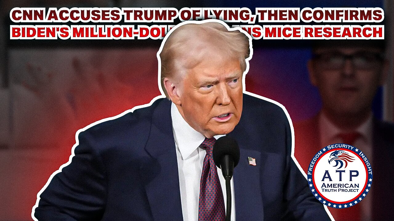 CNN ACCUSES TRUMP OF LYING, THEN CONFIRMS BIDEN'S MILLION-DOLLAR TRANS MICE RESEARCH