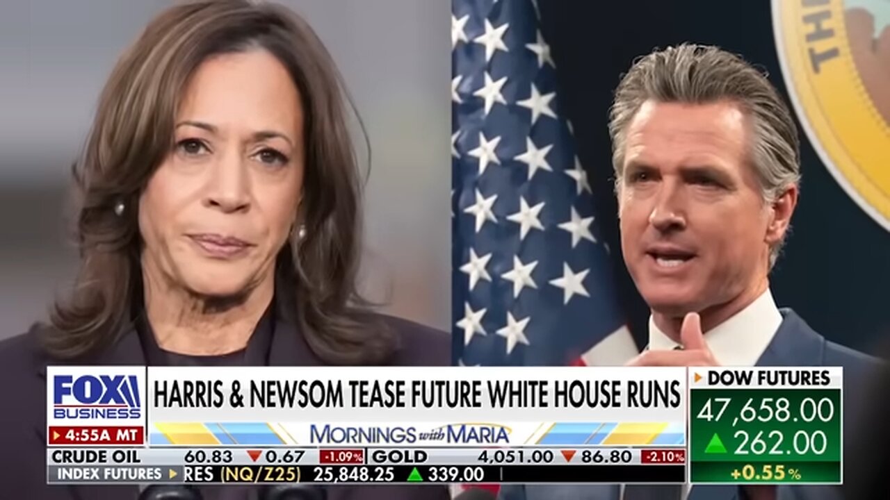Democrats' 'shallow bench' MOCKED after potential Newsom, Harris 2028 ambitions REVEALED