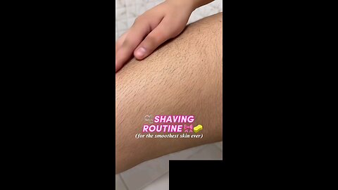 Monthly body shaving routine🎀 #duet