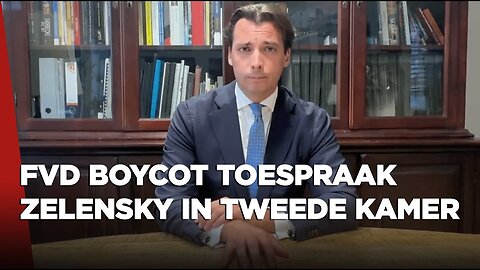 FVD boycot toespraak Zelensky in Tweede Kamer: 'Nederland moet buiten deze oorlog blijven'