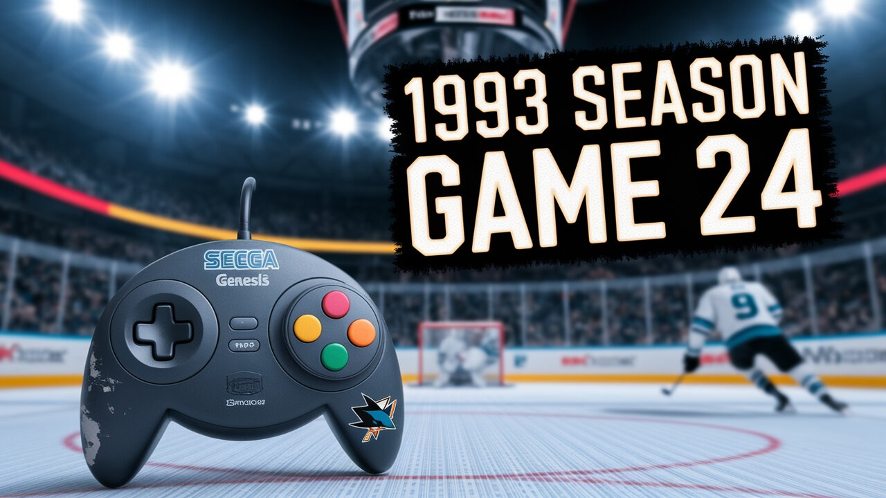 NHL '94 (Sega Genesis) - REVENGE?! Len vs. The Reject Lightning! (1993 Custom Roster)